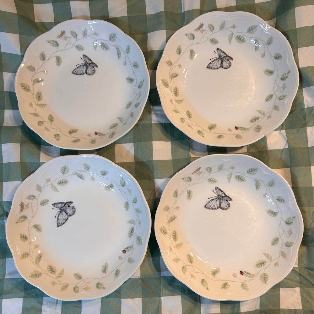 Lenox Butterfly Meadow 4 Pasta Bowls